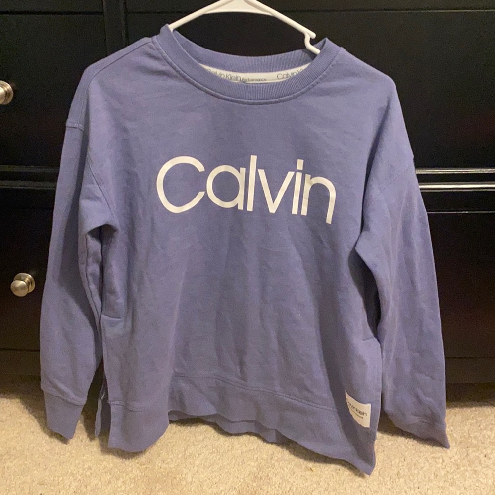 Calvin Klein Purple Crewneck
